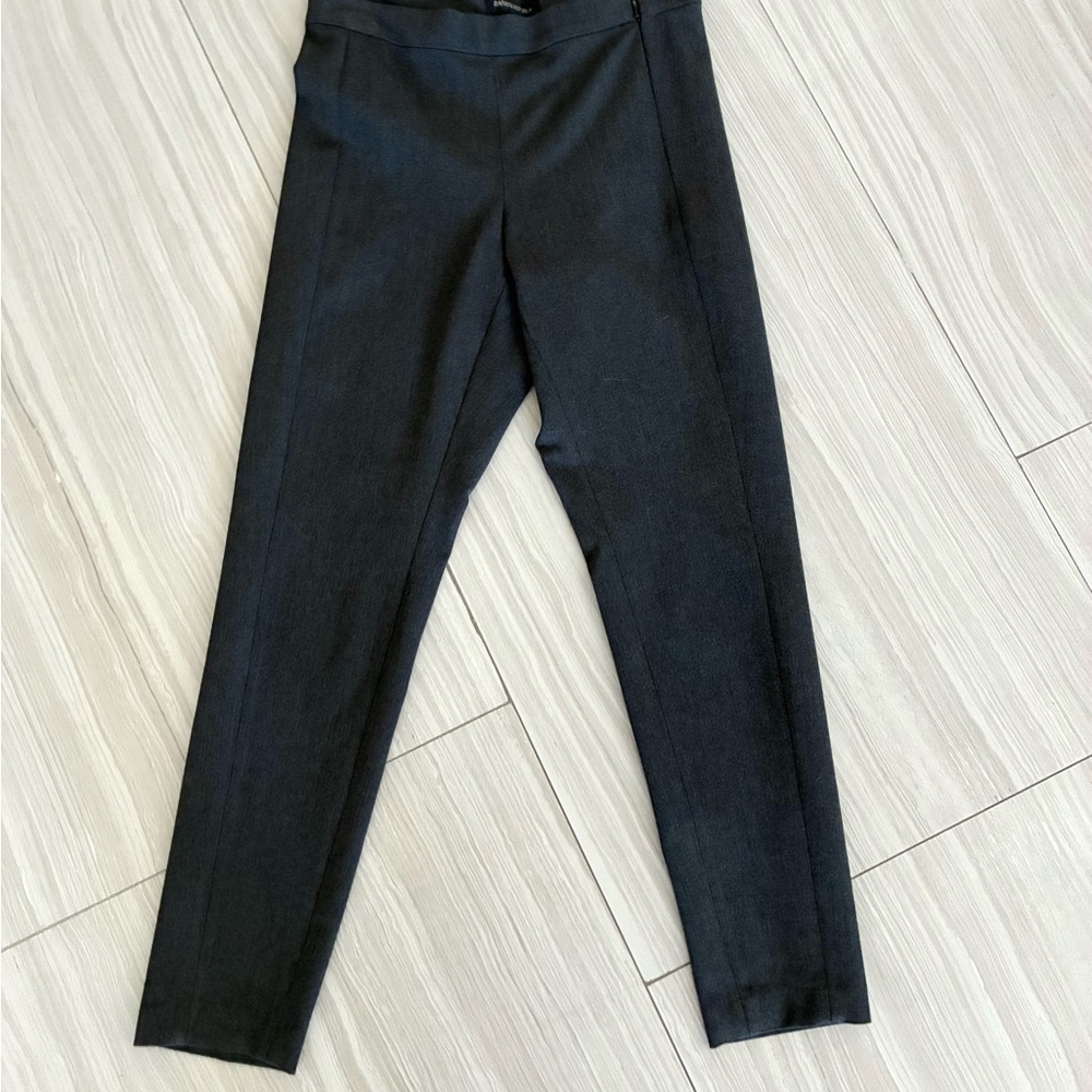 Banana Republic Devon Charcoal Grey Dress Stretch Pants, Size 0P